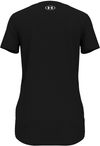 Am image of a Custom Under Armour Ladies' Team Tech T Shirt in Black/white!