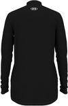 Am image of a Custom Under Armour Ladies' Team Tech Half Zip in Black!