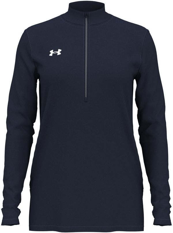 Am image of a Custom Under Armour Ladies' Team Tech Half Zip in Midnight Navy!