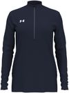 Am image of a Custom Under Armour Ladies' Team Tech Half Zip in Midnight Navy!