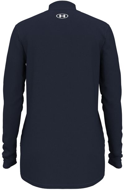 Am image of a Custom Under Armour Ladies' Team Tech Half Zip in Midnight Navy!
