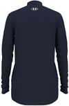 Am image of a Custom Under Armour Ladies' Team Tech Half Zip in Midnight Navy!