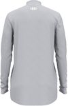 Am image of a Custom Under Armour Ladies' Team Tech Half Zip in Mod Grey Light Heather!