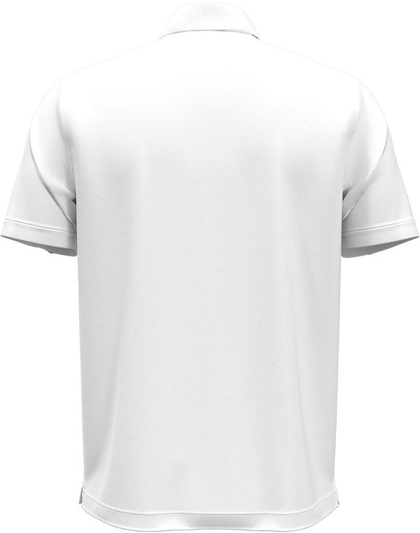 Am image of a Custom Under Armour Men's Tipped Teams Performance Polo in WHT/ MD GRY!