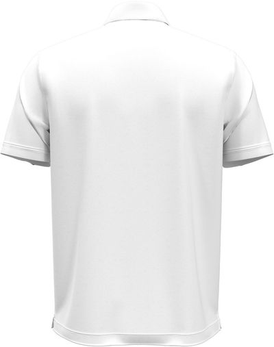 Am image of a Custom Under Armour Men's Tipped Teams Performance Polo in WHT/ MD GRY!