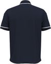 Am image of a Custom Under Armour Men's Tipped Teams Performance Polo in MID NVY/ WHT!