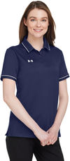 An image of a Custom Under Armour Ladies' Tipped Teams Performance Polo!