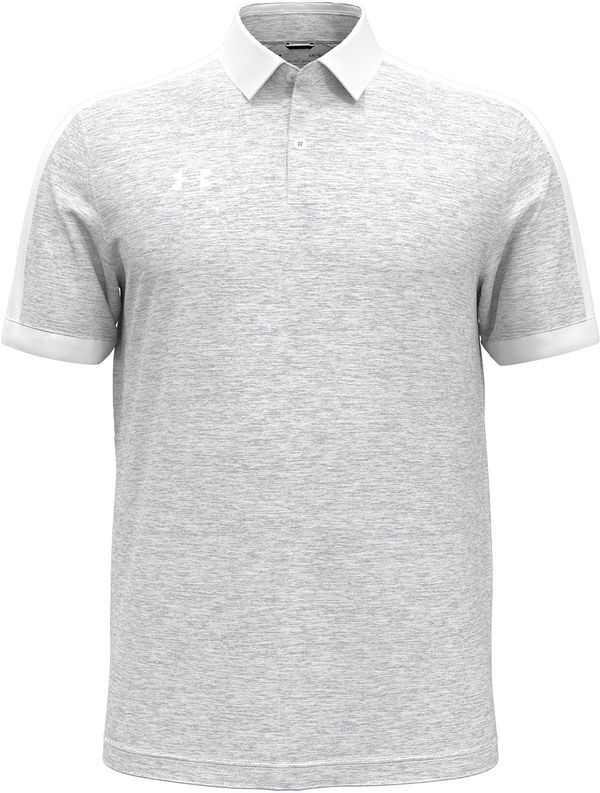 Am image of a Custom Under Armour Men's Trophy Level Polo in White!