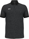 Am image of a Custom Under Armour Men's Trophy Level Polo in Black!