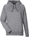 Am image of a Custom Under Armour Ladies Rival Fleece Hooded Sweatshirt in Grey!