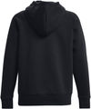 Am image of a Custom Under Armour Ladies Rival Fleece Hooded Sweatshirt in Black!