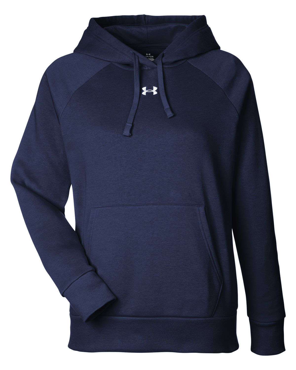 Under Armour Ladies Rival Fleece Hooded Sweatshirt in Navy