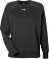 Am image of a Custom Under Armour Ladies Rival Fleece Sweatshirt in Black!