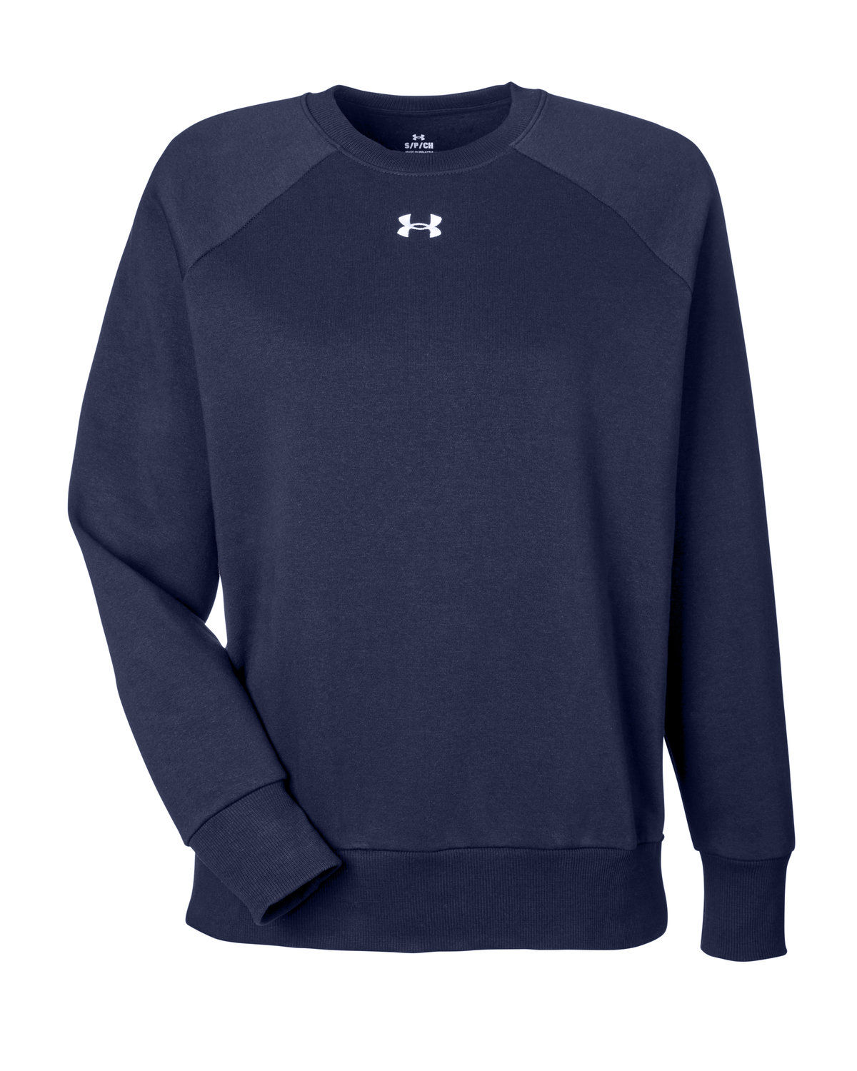 Under Armour Ladies Rival Fleece Sweatshirt in Navy