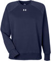 Am image of a Custom Under Armour Ladies Rival Fleece Sweatshirt in Navy!