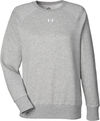Am image of a Custom Under Armour Ladies Rival Fleece Sweatshirt in Grey!