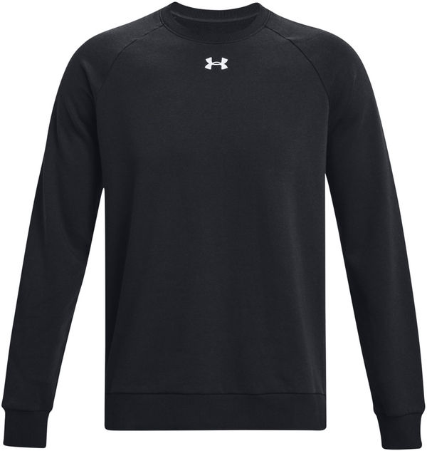 Am image of a Custom Under Armour Mens Rival Fleece Sweatshirt in Black!