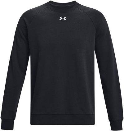 Am image of a Custom Under Armour Mens Rival Fleece Sweatshirt in Black!