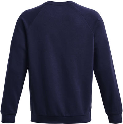 Am image of a Custom Under Armour Mens Rival Fleece Sweatshirt in Mid Navy!