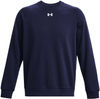 Am image of a Custom Under Armour Mens Rival Fleece Sweatshirt in Mid Navy!
