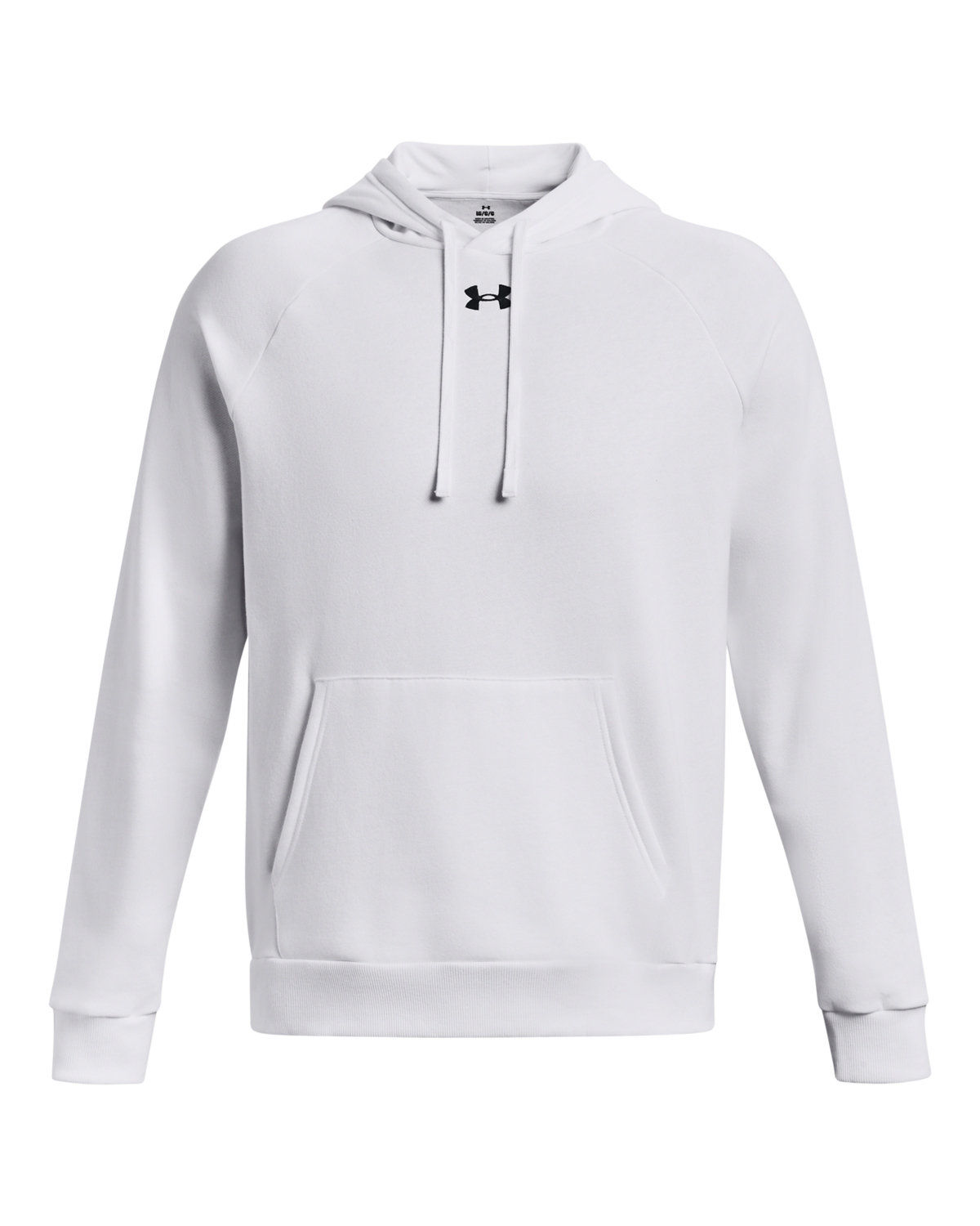 Under Armour Mens Rival Fleece Hooded Sweatshirt in White