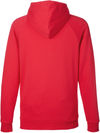 Am image of a Custom Under Armour Mens Rival Fleece Hooded Sweatshirt in Red!