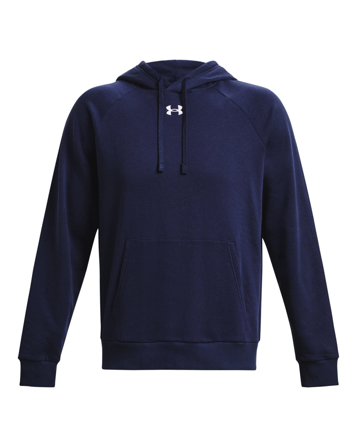 Under Armour Mens Rival Fleece Hooded Sweatshirt in Navy