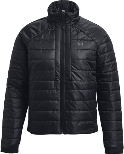 Am image of a Custom Under Armour Ladies Storm Insulate Jacket in Black!