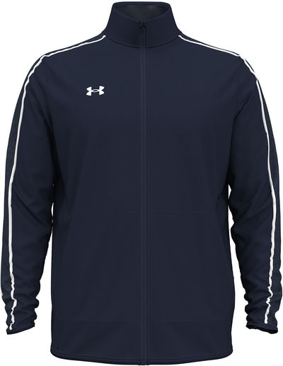 Am image of a Custom Under Armour Mens Command Full Zip in Navy!