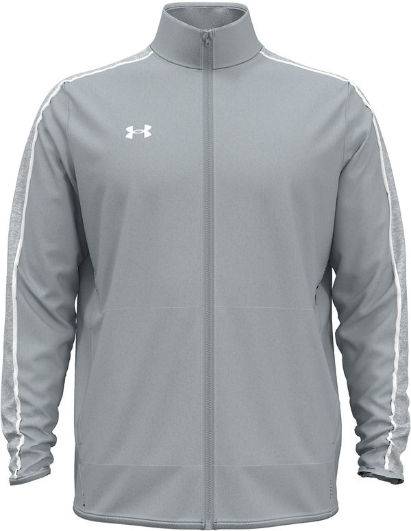 Am image of a Custom Under Armour Mens Command Full Zip in Grey!