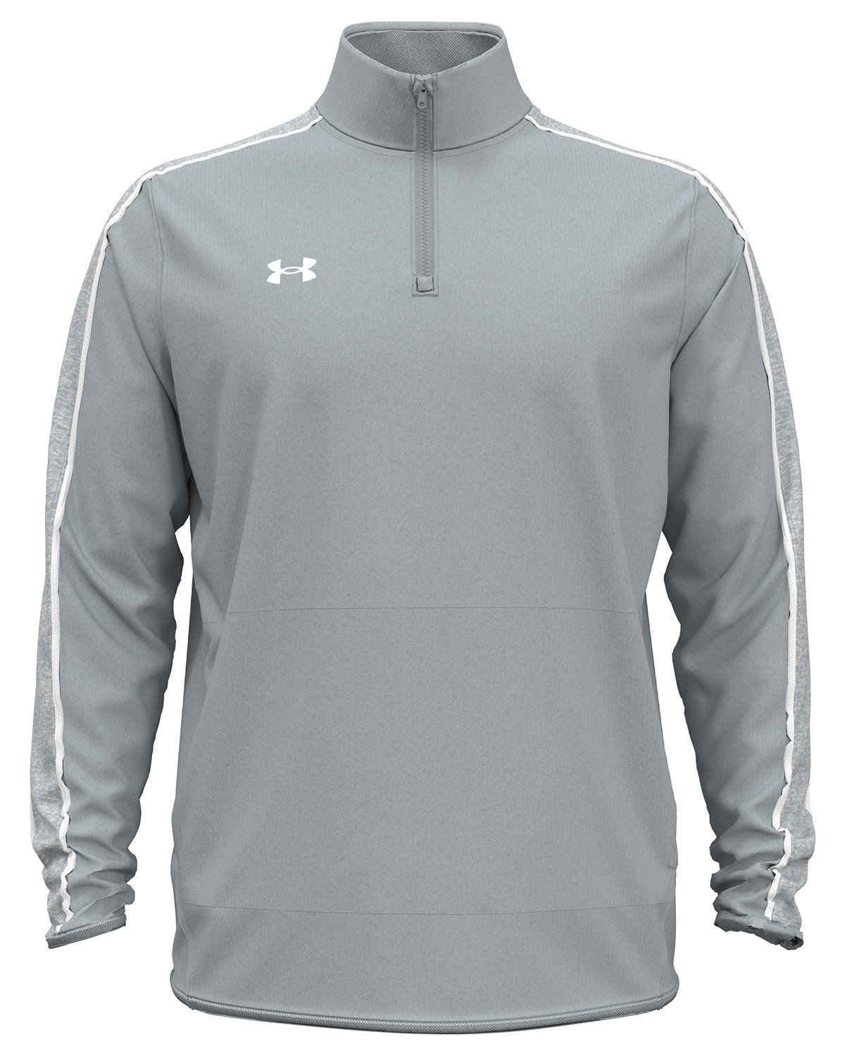 Under Armour Mens Command Quarter Zip in Grey