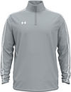 Am image of a Custom Under Armour Mens Command Quarter Zip in Grey!
