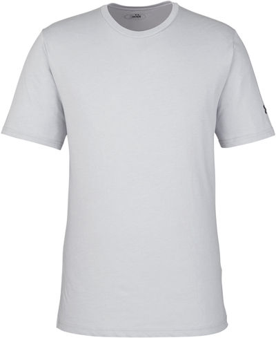 Am image of a Custom Under Armour Mens Athletic Raglan Shirt in Mod Grey Medium Heather!