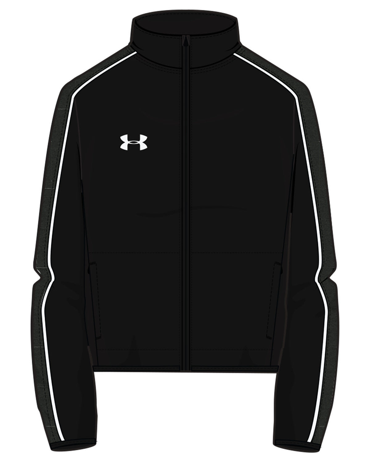Under Armour Ladies Command Full Zip in Black