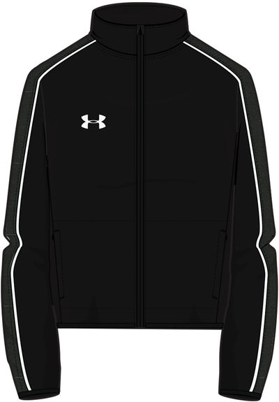 Am image of a Custom Under Armour Ladies Command Full Zip in Black!