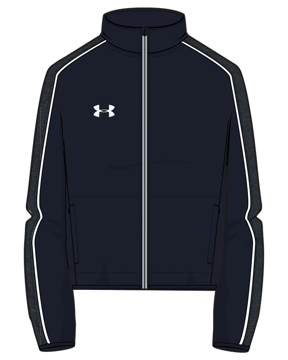 Under Armour Ladies Command Full Zip in Navy