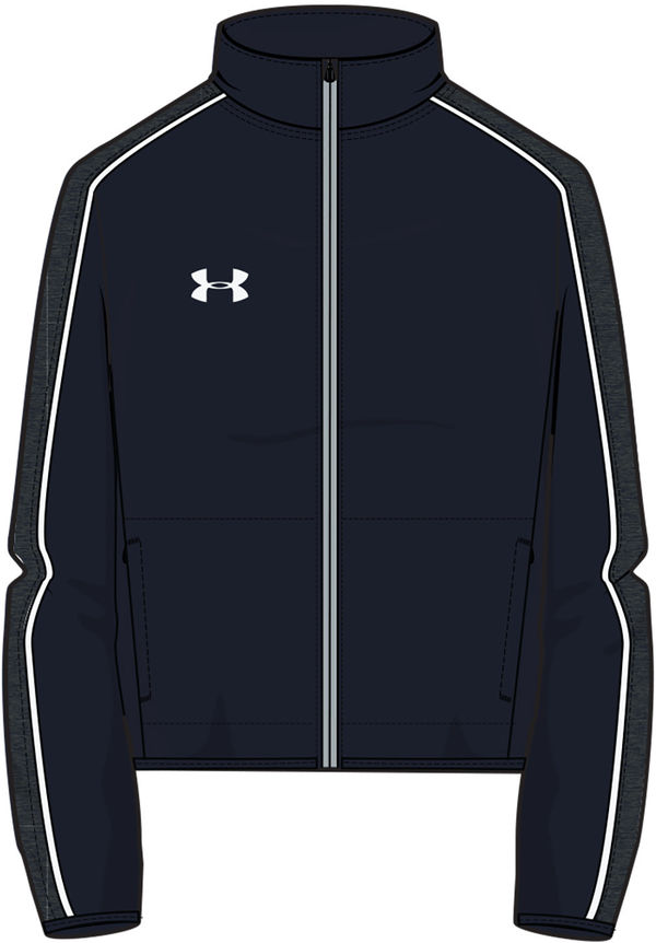 Am image of a Custom Under Armour Ladies Command Full Zip in Navy!