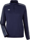 Am image of a Custom Under Armour Ladies Command Quarter Zip in Navy!