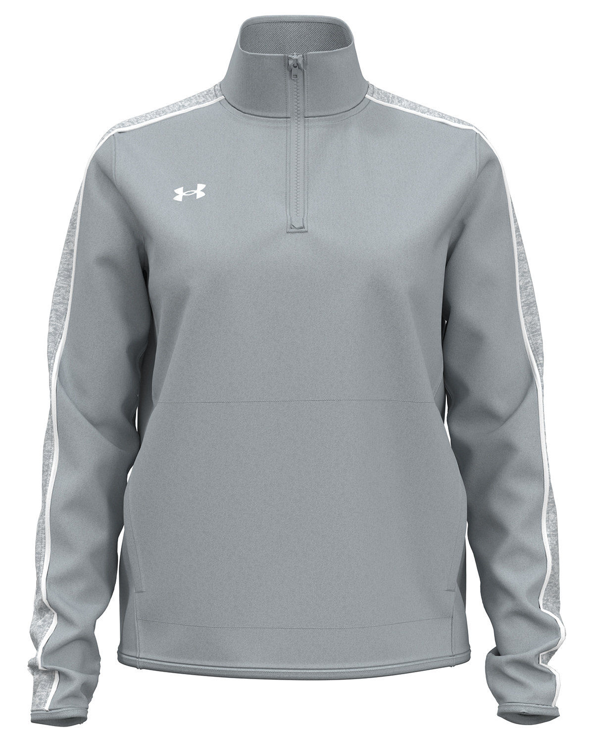 Under Armour Ladies Command Quarter Zip in Grey