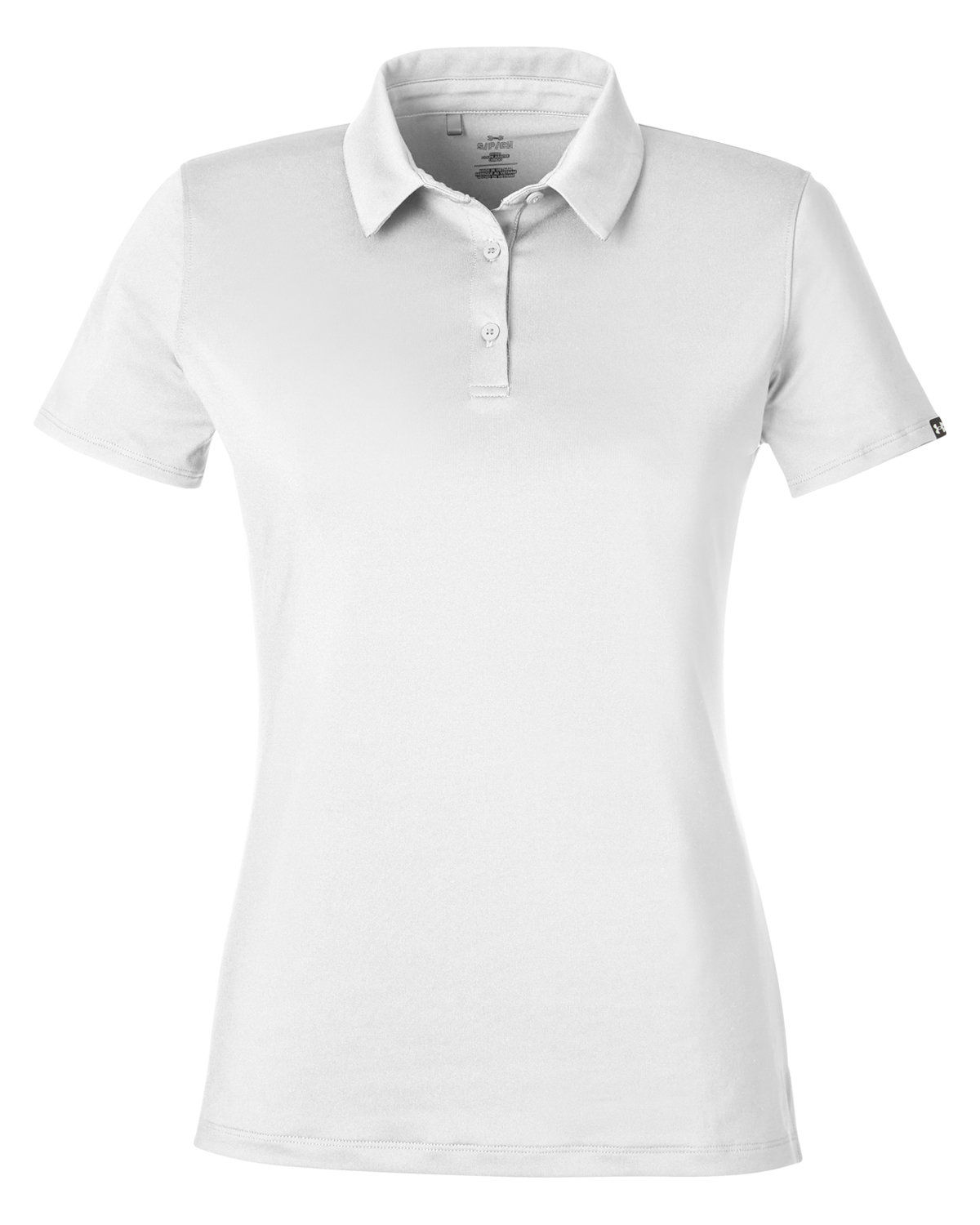 Under Armour Ladies Recycled Polo in White