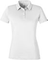 Am image of a Custom Under Armour Ladies Recycled Polo in White!