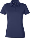 Am image of a Custom Under Armour Ladies Recycled Polo in Navy!