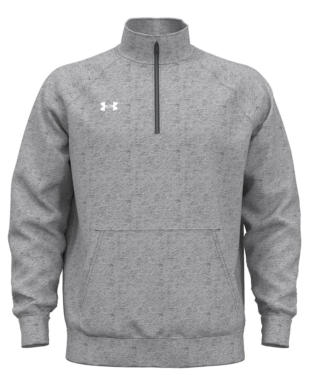 Under Armour Mens Rival Fleece Quarter Zip in Grey