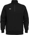 Am image of a Custom Under Armour Mens Rival Fleece Quarter Zip in Black!