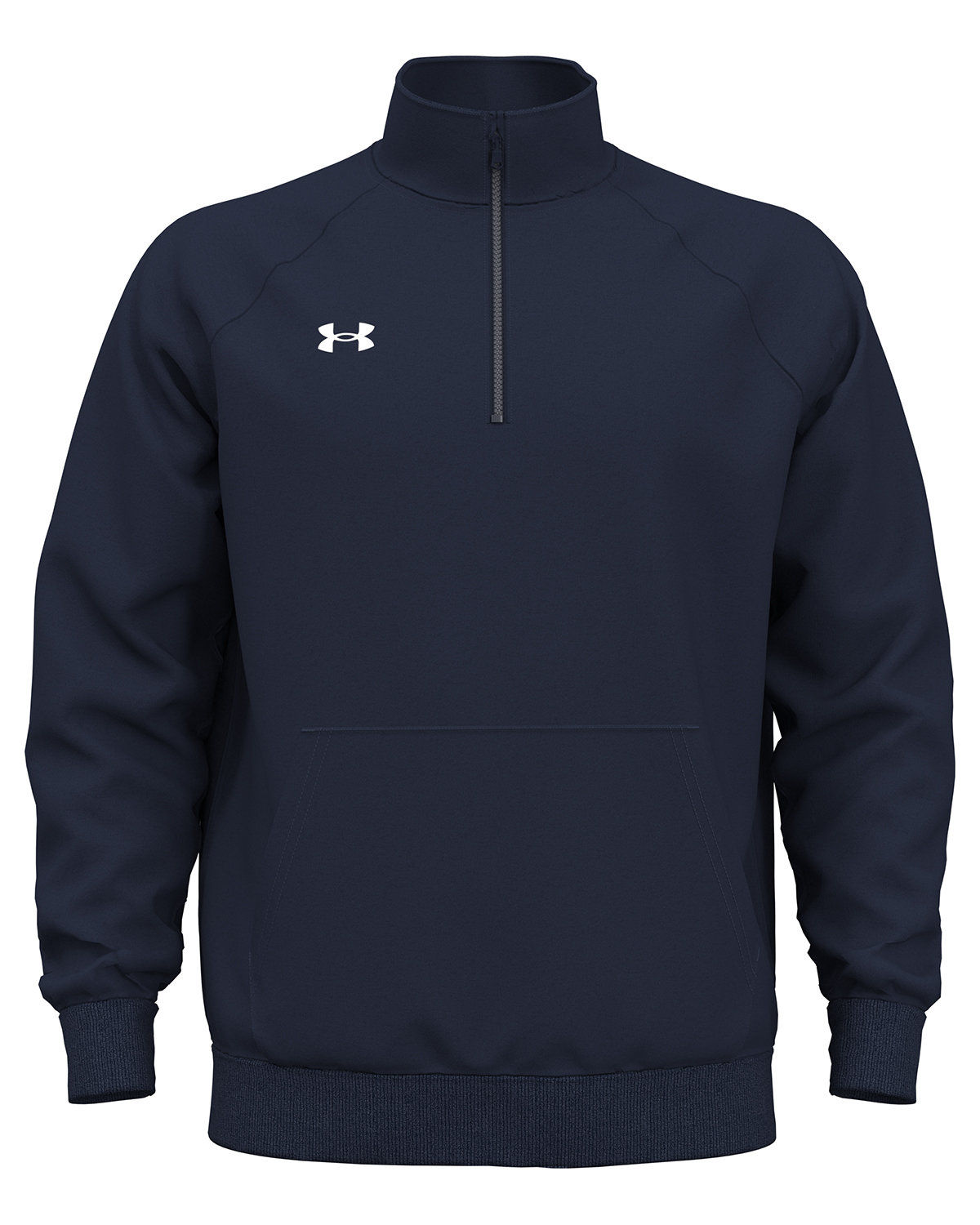 Under Armour Mens Rival Fleece Quarter Zip in Navy