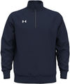Am image of a Custom Under Armour Mens Rival Fleece Quarter Zip in Navy!