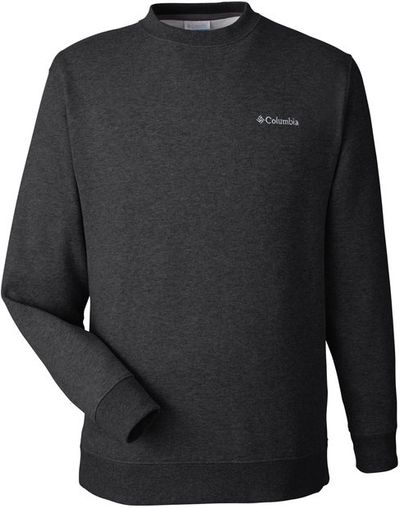 Am image of a Custom Columbia Men's Hart Mountain Sweater in Black!