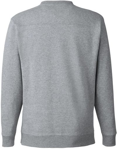 Am image of a Custom Columbia Men's Hart Mountain Sweater in Charcoal Heather!