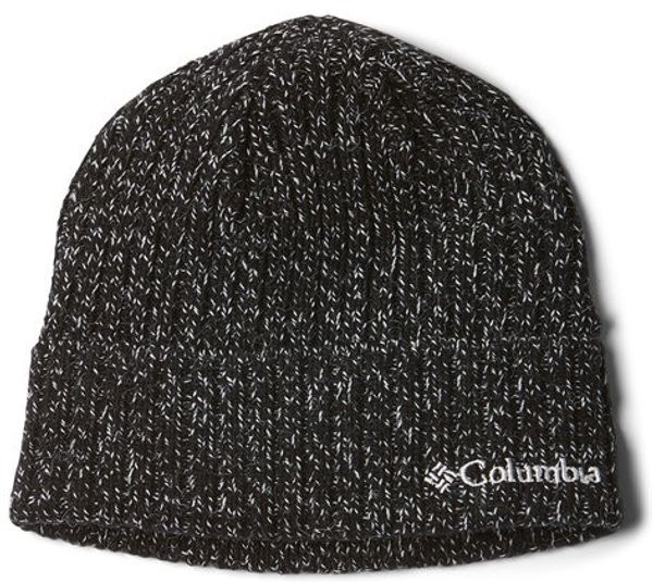 Am image of a Custom Columbia Watch Cap in Black/White Marbled!
