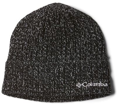 Am image of a Custom Columbia Watch Cap in Black/White Marbled!